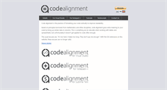 Desktop Screenshot of codealignment.com